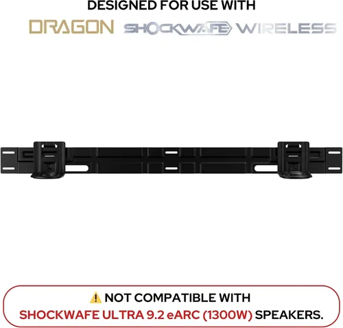 Miniatura 2 de Nakamichi Dragon and Shockwafe - Soporte de pared para barra de sonido