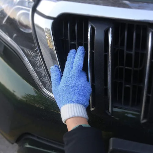 Miniatura 5 de MIG4U Guantes de limpieza de microfibra para el hogar, guantes para limpiar persianas, ventanas, contraventanas, muebles y coche, reutilizables, sin