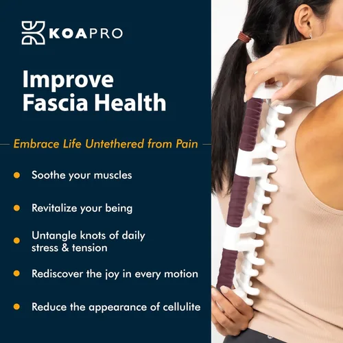 Miniatura 3 de KOA PRO Facia Blaster herramienta para zona de celulitis - herramienta de masaje de punto de activación para tejido profundo, masaje de cuerpo