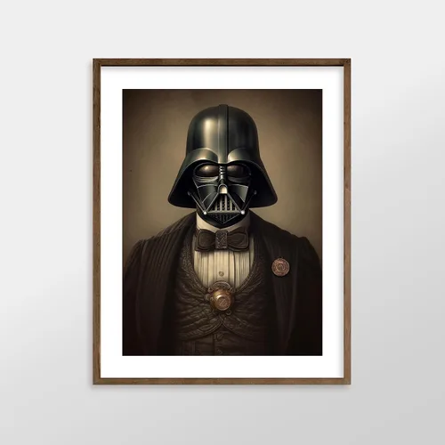 Miniatura 3 de Láminas de Arte de Retratos Victorianos de Star Wars - Impresión de Arte Fino Giclée Premium - Decoración de Pared Steampunk Estética, Póster Darth