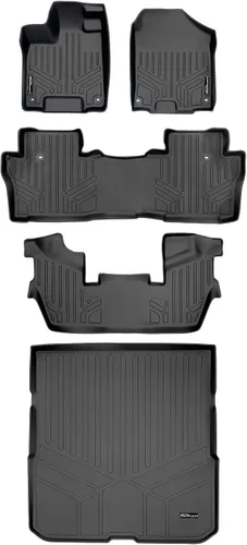 Miniatura 28 de MAXLINER Alfombrillas de Piso Juego de Revestimiento de 3 Filas para Honda Pilot 2009-2015