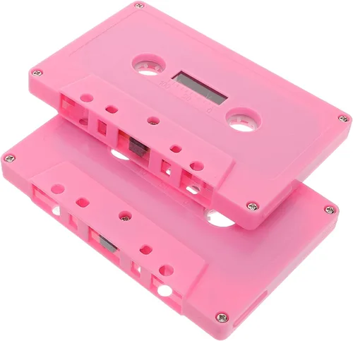 BESTonZON 2 unids Retro Tape Cassette Vintage Decor Hip Hop Cassette Cintas Vacías Cassette Cintas de Música Cintas de Cassette Cintas de Casete en