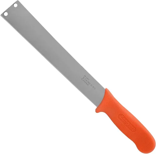 Miniatura 11 de Zenport K114 Cuchillo de cosecha de cultivo en fila con hoja de acero inoxidable de 18,4 cm, caja de 12, plateado