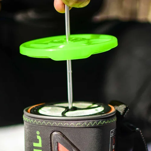 Miniatura 4 de Jetboil - Cafetera de prensa francesa de silicona para estufas de camping, tamaño regular