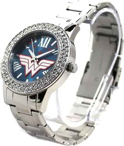 Miniatura 4 de Wonder Woman de la "justicia Silver-tone Watch (wow8062)