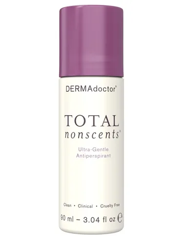 DERMAdoctor Antitranspirante para Mujeres, Total NonScents Antitranspirante Ultra-Suave Sin Fragancia para Piel Sensible desodorante, Desodorante de