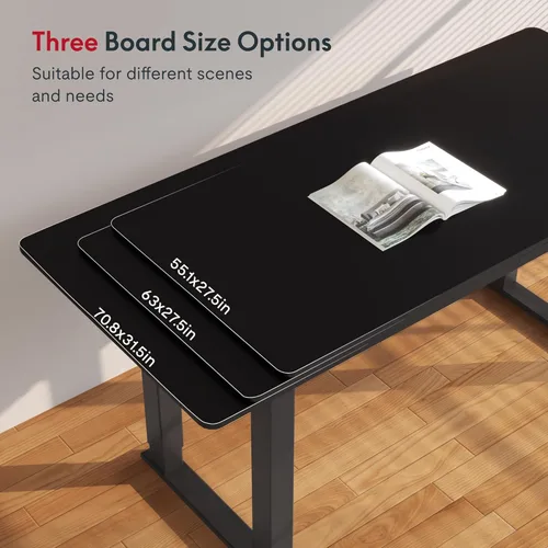 Miniatura 8 de SANODESK - Escritorio de pie de 4 patas, eléctrico de altura ajustable con ajustes preestablecidos de memoria para oficina en casa, escritorio