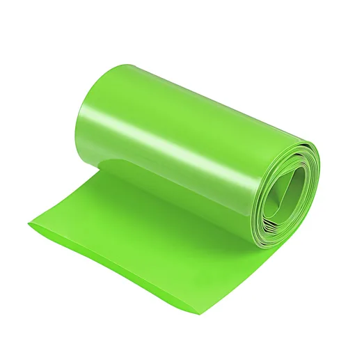 Miniatura 24 de MECCANIXITY Envoltura de Batería de PVC Termorretráctil de 127 mm de Diámetro 200 mm Plana 10 Pies (3 metros) Negra con Buena Aislación para Paquete