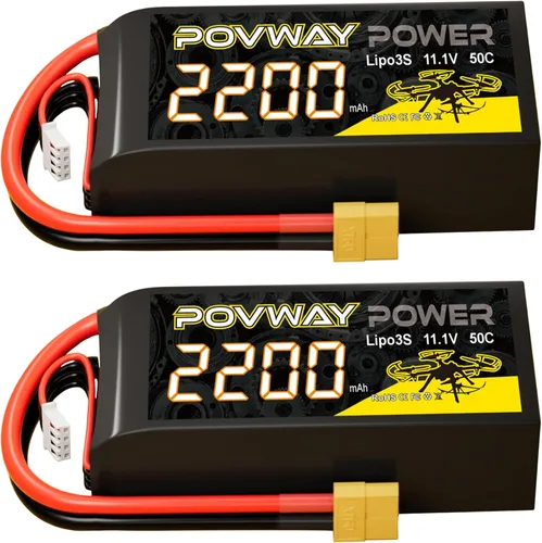 3S Lipo Battery 50C 2200mAh 11.1V Shorty Lipo Batería con enchufe XT60 para coche RC Camión RC Vehículos RC Avión Quadcopter Helicóptero FPV RC