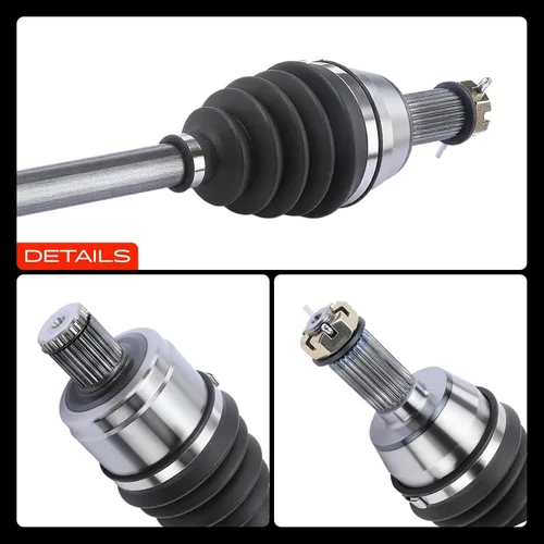 Miniatura 9 de A-Premium Par (2) Conjunto de Semieje de CV Trasero Compatible con Polaris Sportsman 550 850 1000 XP, Scrambler 850 1000 XP, Lado del Conductor