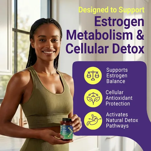 Miniatura 3 de DIM SGS+ Suplemento de 150 mg para mujeres y hombres - Apoya niveles hormonales saludables, estrógeno, metabolismo, desintoxicación - Semilla