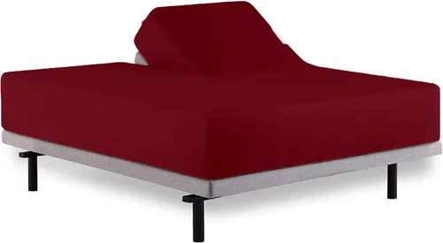 Miniatura 12 de Juego de sábanas Flex Cal- King de cabeza dividida para cama ajustable, sábanas de algodón egipcio de 600 hilos, transpirables, 32 sábanas