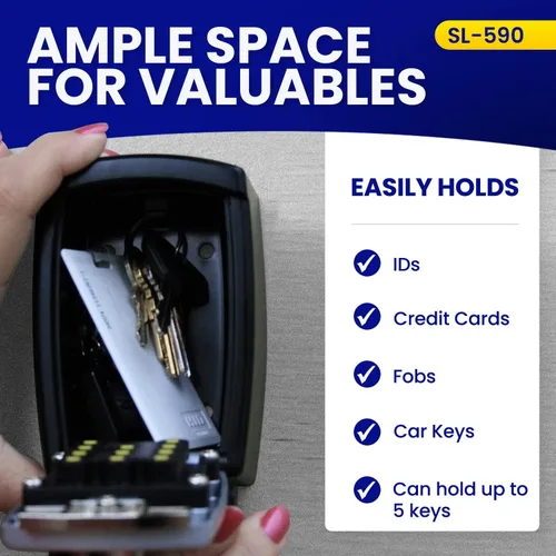 Miniatura 8 de Caja de seguridad con botones KeyGuard, SL-590