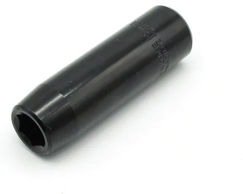 Miniatura 2 de TEMO Enchufe profundo de impacto Cr-V de 6 puntos y 1/2" de 0.512 in (33/64 pulgadas)