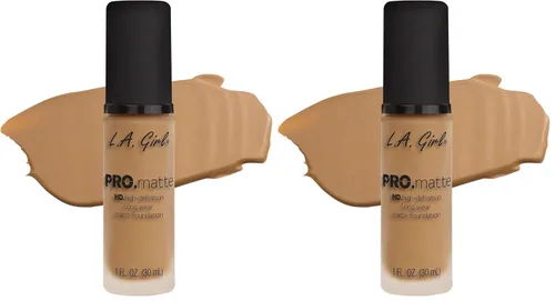 Miniatura 35 de L.A. Girl PRO.Matte Foundation, Sand GLM678 (Paquete de 2)