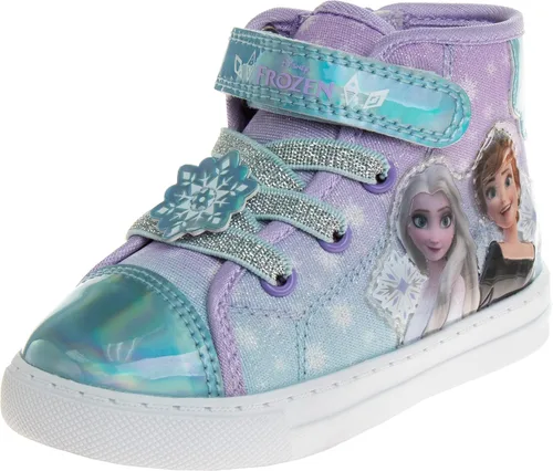 Minnie Mouse Frozen Anna Elsa Encanto Maribel - Zapatos deportivos de lona casuales para niñas (tallas 6-12 para niños pequeños, niños pequeños)