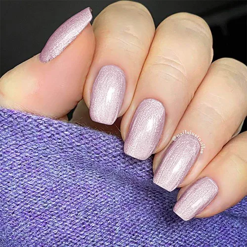 Miniatura 7 de duri Esmalte de uñas, 765 Cyber See, brillo metálico lavanda claro, cobertura completa, secado rápido, larga duración, fácil de aplicar, cosméticos