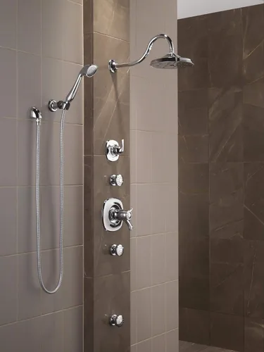 Miniatura 4 de DELTA FAUCET -FAUCET 50102-KS Spray de montaje superficial/chorro de cuerpo, acero inoxidable negro