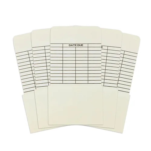 Miniatura 9 de Hygloss Products Manila Library Pockets - Sobres de bolsillo autoadhesivos fabricados en los Estados Unidos - 3 x 3.5 pulgadas, paquete de 500