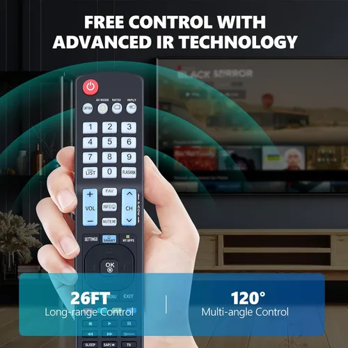 Miniatura 4 de PZL AKB74455416 Reemplazo para control remoto LG TV 65LF6300 42LF6500 43LF6300 32LF595B 43LF5900 49LF5900 55LF5950 50LF5800 55LF5800 32LF. 580B