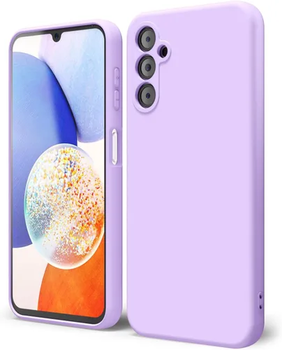 Miniatura 34 de oakxco Funda para teléfono Samsung Galaxy A12 con agarre de silicona líquida, linda delgada fina suave cubierta de gel de goma TPU lisa para mujeres