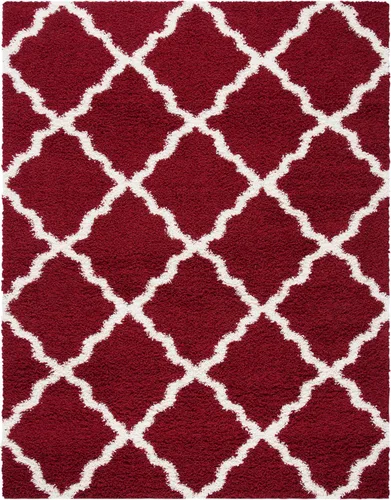 Miniatura 132 de Safavieh - Dallas Shag Collection SGD257A - Alfombra de área con diseño de enrejado de 10 x 14 pies