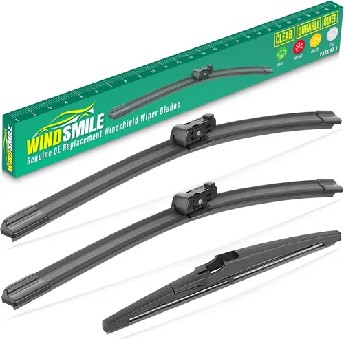 Miniatura 53 de Limpiaparabrisas de 26" 17" 12" para Honda CRV CR-V 2017 2018 2019 2020 2021 2022, juego premium de limpiaparabrisas para todas las estaciones