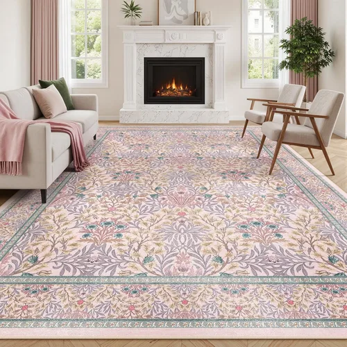 Miniatura 30 de Alfombras lavables con estampado de insectos 5x7, alfombras suaves para sala de estar, alfombra ultradelgada antideslizante moderna para dormitorio