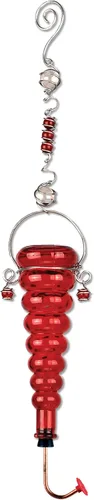 Miniatura 3 de Sunset Vista Designs Garden Rainbows Collection - Comedero para colibríes, botella roja