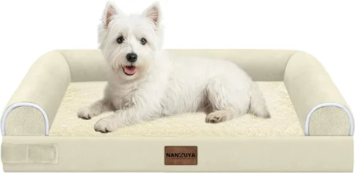 Miniatura 105 de Cama ortopédica lavable para perros medianos y grandes: cama con cojines de apoyo para perros medianos y grandes, cama impermeable de espuma tipo