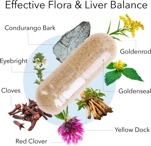 Miniatura 3 de Kroeger Herb Candida Cuidado del Hígado - 100 Cápsulas Vegetarianas