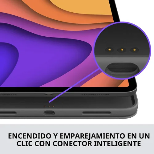 Miniatura 9 de Logitech Folio Touch - Funda con teclado táctil y conector inteligente para iPad Air de 11 pulgadas (M2 y M3), iPad Air (4ª y 5ª generación)