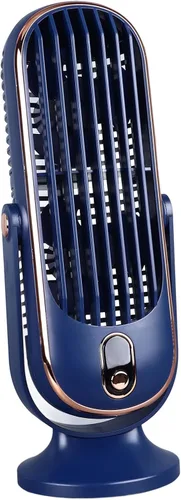 Miniatura 4 de Ventilador oscilante de mesa de torre de 5 engranajes con flujo de aire turboalimentado, silencioso y desmontable para el hogar, oficina, espacios