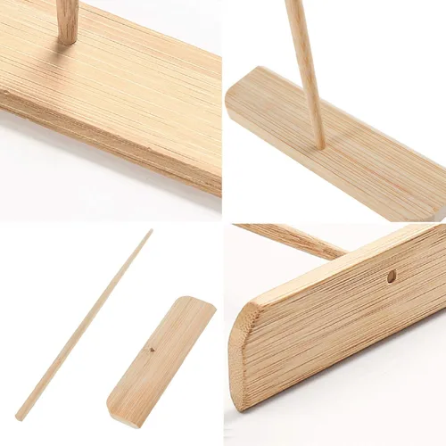 Miniatura 3 de mollensiuer Esparcidores de madera para crepé, 2 piezas, crepé para crepé, herramienta para hacer crepé