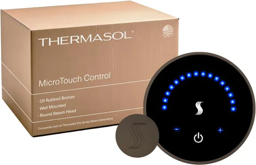 Miniatura 14 de Thermasol Kit de controlador MicroTouch y cabezal de vapor, kit de ducha de vapor compatible con generador de ducha de vapor Thermasol, control