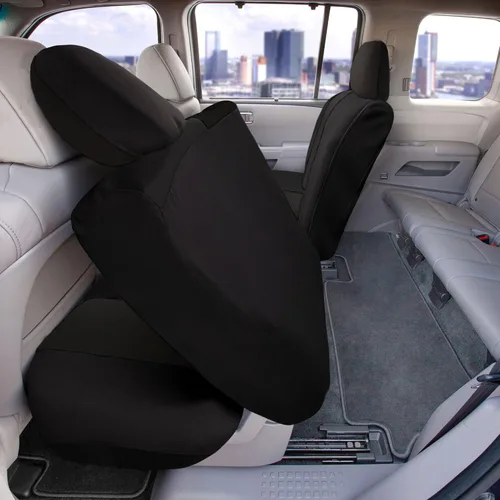 Miniatura 38 de FH Group Tres filas de 7 plazas, fundas de asiento de automóviles modernistas de alta calidad que se adaptan a la mayoría de automóviles, camiones