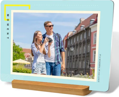 Miniatura 19 de Custom Style Marcos de Fotos Personalizados para Parejas con Impresiones de Fotos de Metal, Personaliza Tu Propio Marco de Fotos, Regalo de Imagen