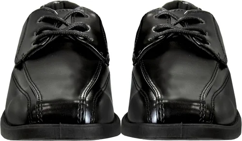 Miniatura 3 de French Toast Zapatos de vestir para niños - Zapatos formales de vestir casuales Oxford clásicos con cordones - Negro