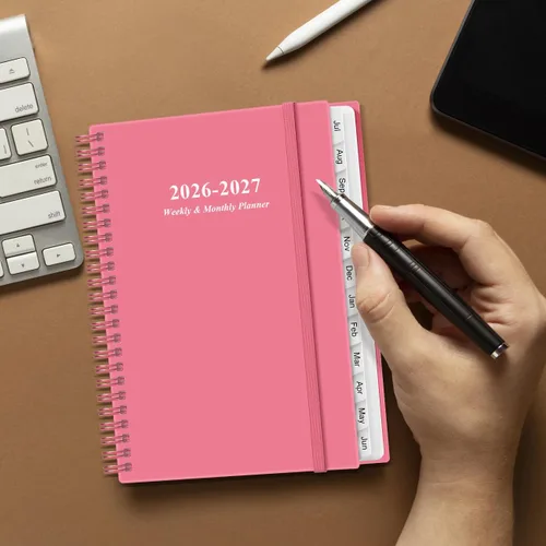 Miniatura 8 de Agenda de bolsillo 2026 - Agenda 2026 de enero de 2026 a diciembre de 2026, agenda 2026 con 12 pestañas, encuadernación de doble alambre, bolsillo
