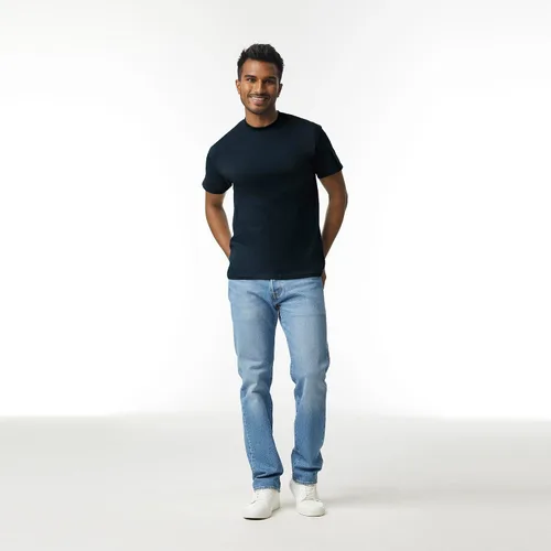 Miniatura 6 de Gildan Camiseta unisex de algodón ultra para adultos, estilo G2000, paquete múltiple, Negro (3 paquetes)