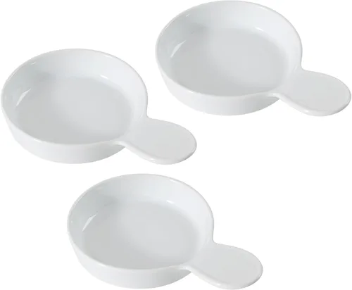 Miniatura 7 de Havniva Platos de cerámica anchos para gatos, juego de 3 cuencos de cerámica para gatos con huella de pata, plato antideslizante para alimentación