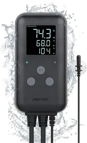 Miniatura 4 de Termostato digital impermeable para invernadero, para elaboración de cerveza casera, fermentación, cría, incubación, terrario, calefacción