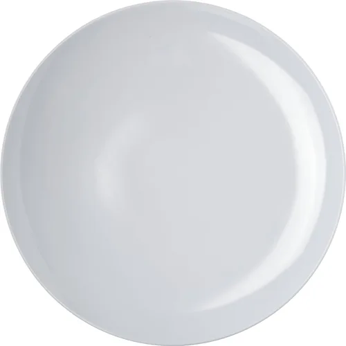 Miniatura 2 de Carlisle FoodService Products Epicure - Plato de plástico reutilizable para bufé, restaurante y hogar, melamina, 12 pulgadas, blanco, (paquete de 12)