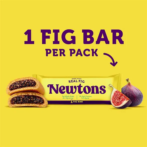 Miniatura 6 de Newtons Soft & Fruit - Galletas masticables de higo, (barras de higo), 120 paquetes de bocadillos (1 galleta por paquete)