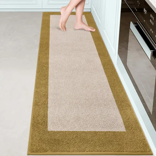 Miniatura 28 de Indoor Door Mat 20" x 32", Washable Kitchen Rug, Non Slip Entryway Rug for Floor, Absorbent Entrance Throw Rug for Laundry, Bathroom, Door