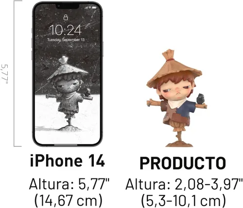 Miniatura 6 de POP MART Hirono - Figuras de la serie Mime, 12 figuras de caja ciega de Hirono, figuras de acción de diseño aleatorio, juguetes coleccionables