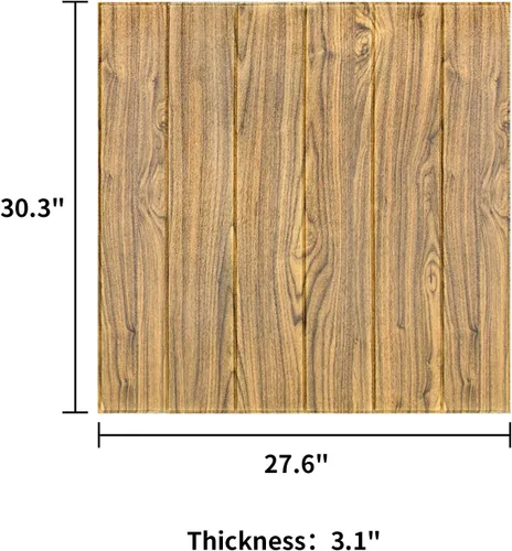 Miniatura 6 de UNICOO - Paneles de pared 3D autoadhesivos con efecto ladrillos reales para habitación de niños, baño, sala de estar, 116 pies cuadrados, 20 Grano