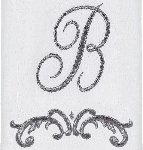 Miniatura 2 de Avanti Linens - Toallita para las manos, toalla de algodón suave y absorbente, diseño de pergamino, estilo cursivo decorativo