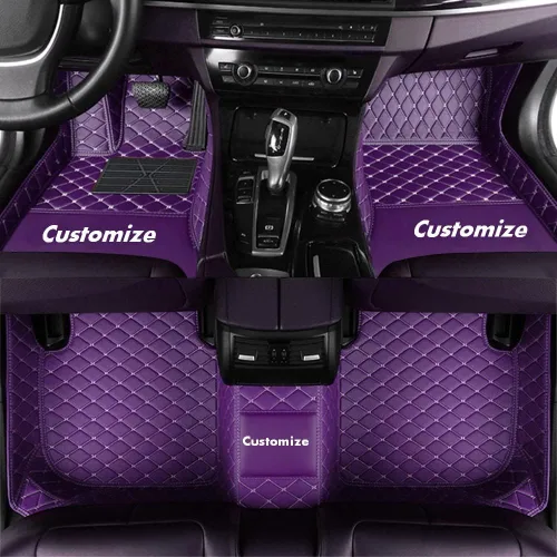 Miniatura 21 de Tapetes para suelo de automóvil para 98.6 % de los sedán, SUV, deportivos, cobertura completa, lindo, para hombres y mujeres, almohadillas