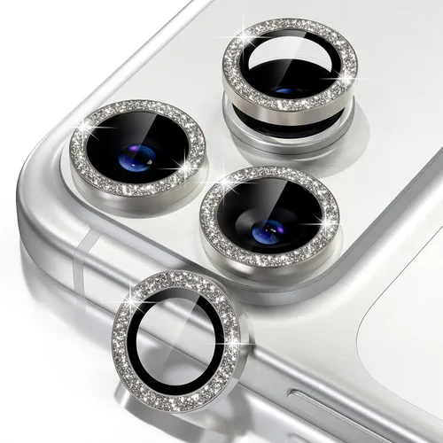 Miniatura 41 de Misea Compatible con iPhone 17 Pro/iPhone 17 Pro Max Protector de Lente de Cámara Brillante, Vidrio Templado 9H Cubierta de Cámara Protector